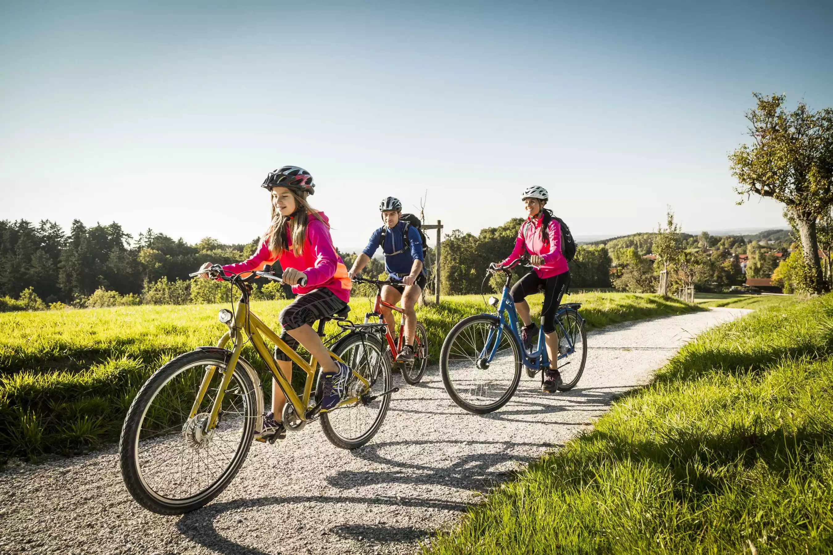 Radfahren Wandern Klettern Schwimmen Landurlaub Bayern