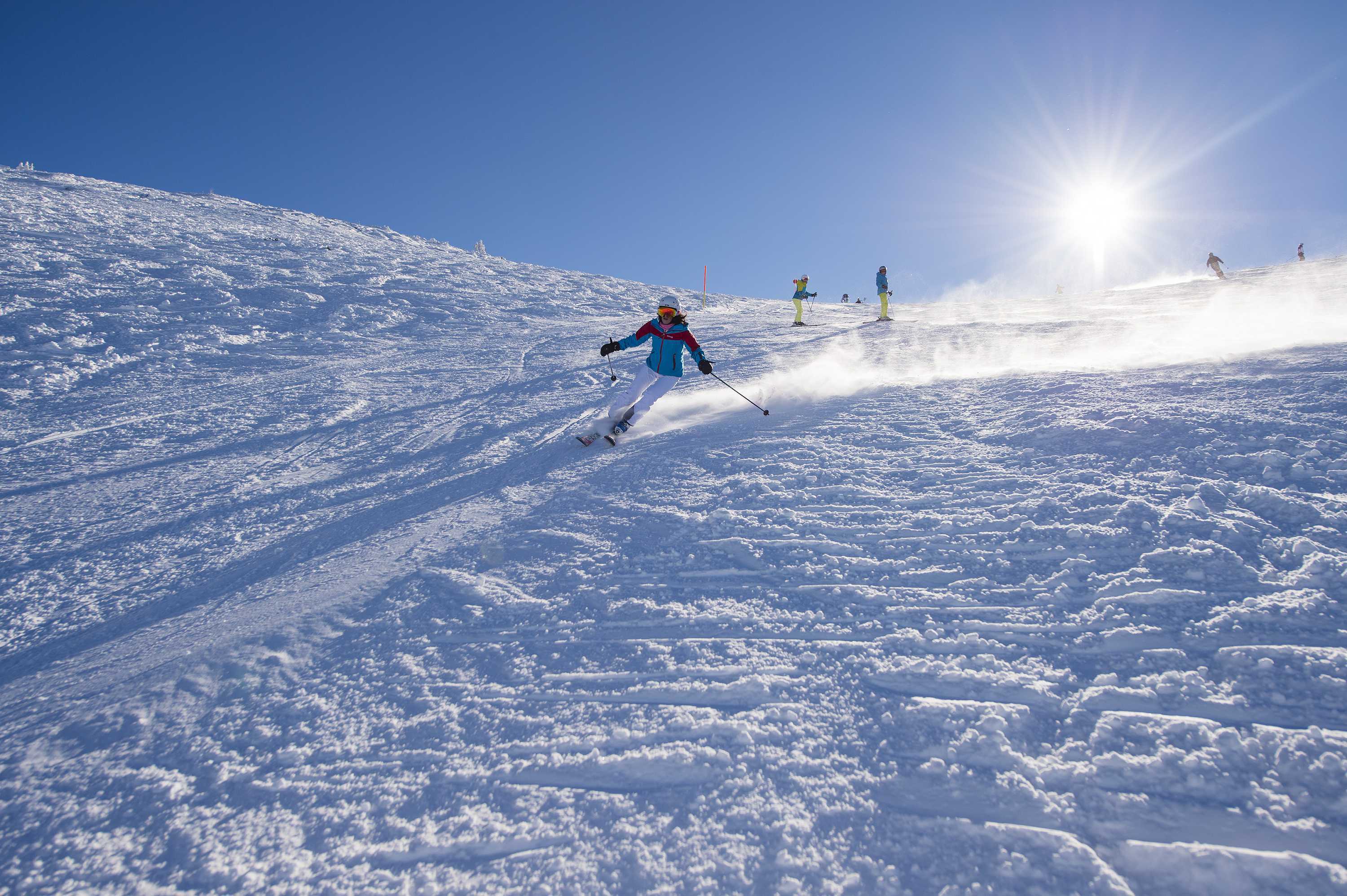 Skifahren, Snowboard, Rodeln, Schneeschuhwandern, Tourengehen